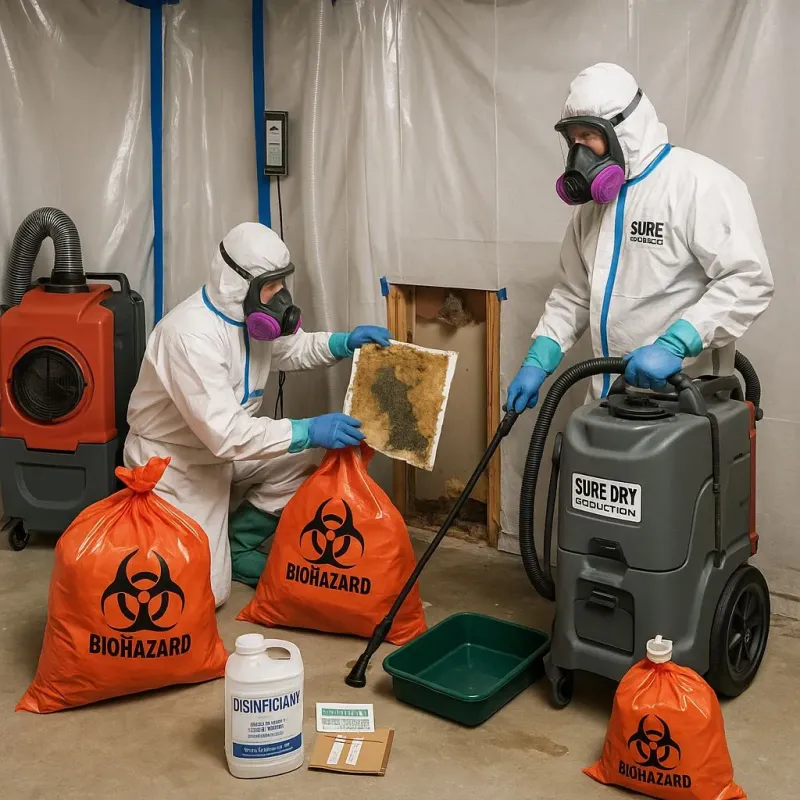 Contaminated Water Handling Protocols process in Walford, IA